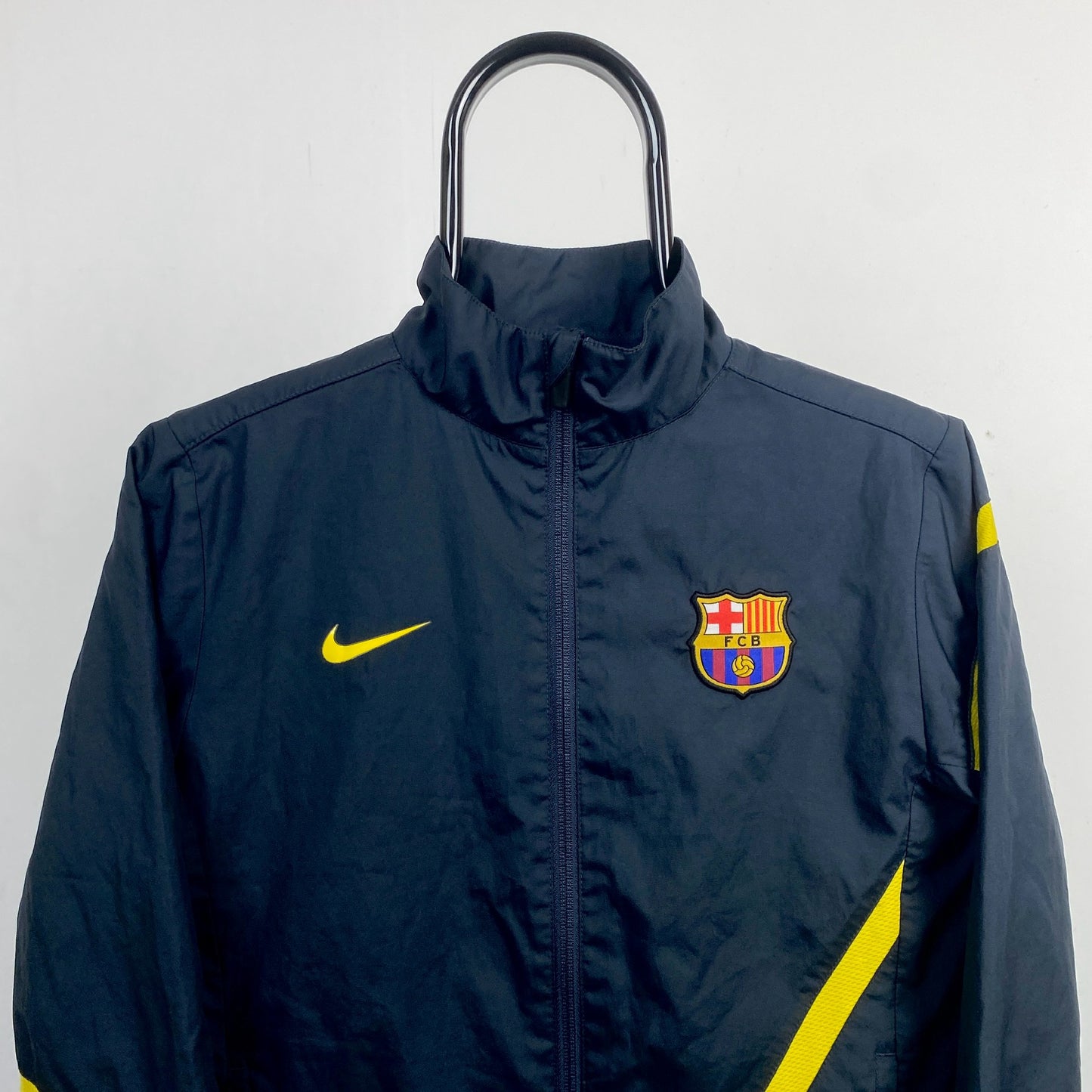 00s Nike Barcelona Windbreaker Jacket Blue XS