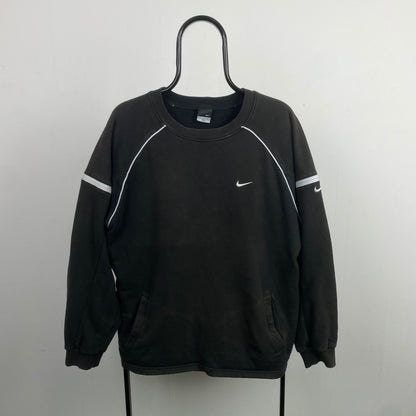 00s Nike Piping Sweatshirt Black Large