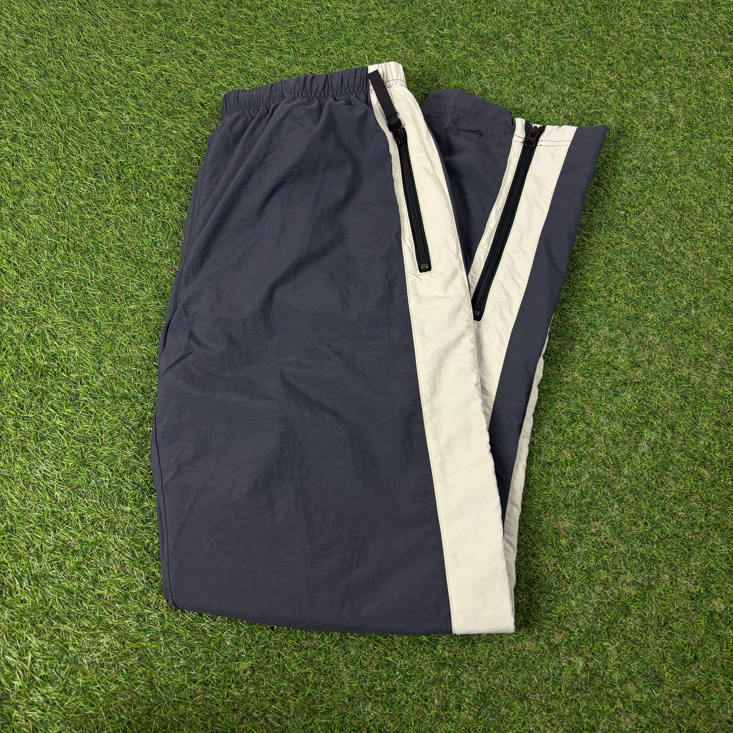 00s Nike Piping Joggers Grey Small