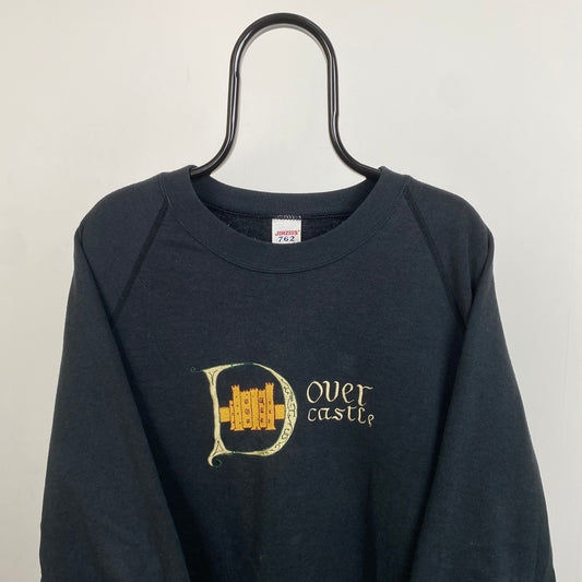 Retro Dover Castle Sweatshirt Black XL