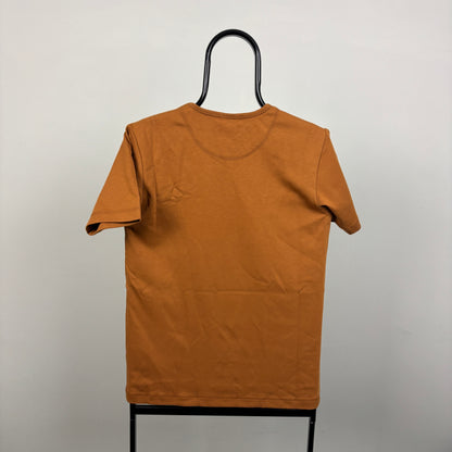 00s Nike Morse Code T-Shirt Brown Small