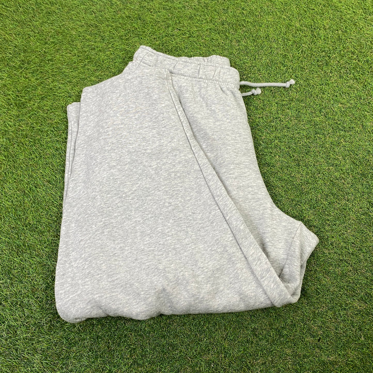 00s Nike Wide Leg Cotton Joggers Grey Large