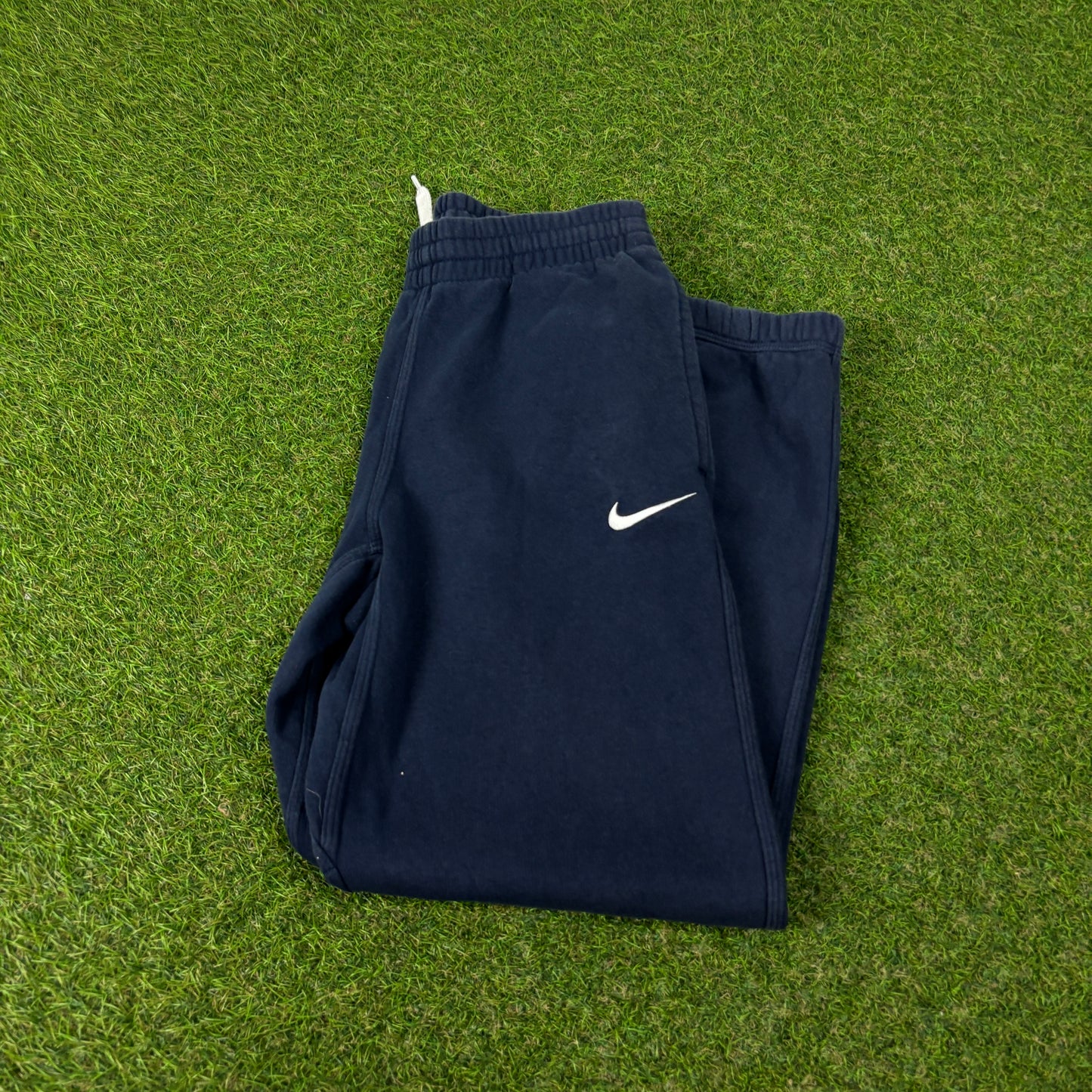 00s Nike Wide Leg Cotton Joggers Blue XS