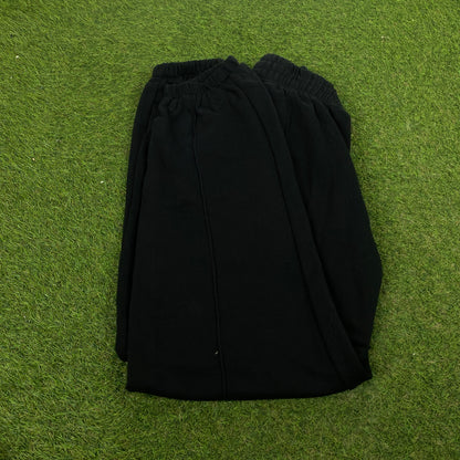 00s Nike Wide Leg Cotton Joggers Black Medium