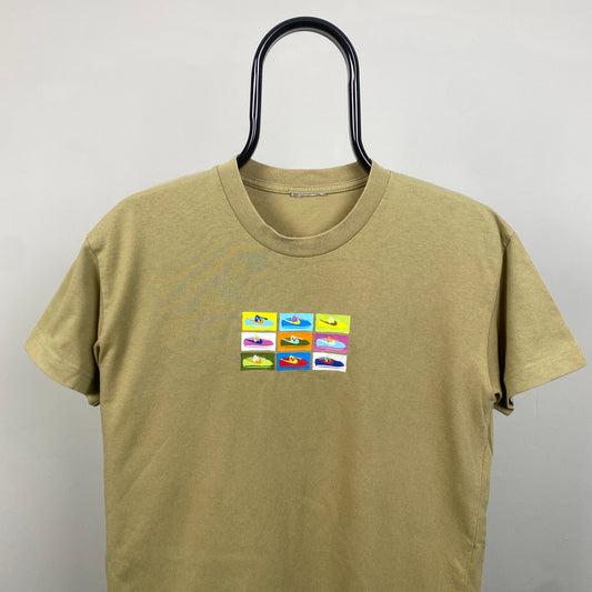 00s Nike Art T-Shirt Brown Womens Small