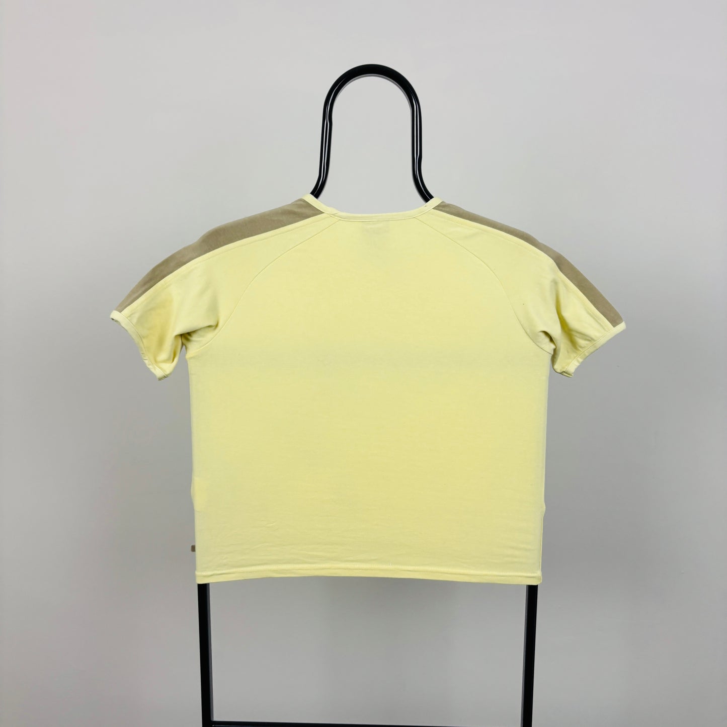 90s Nike Cropped T-Shirt Yellow Women’s Medium