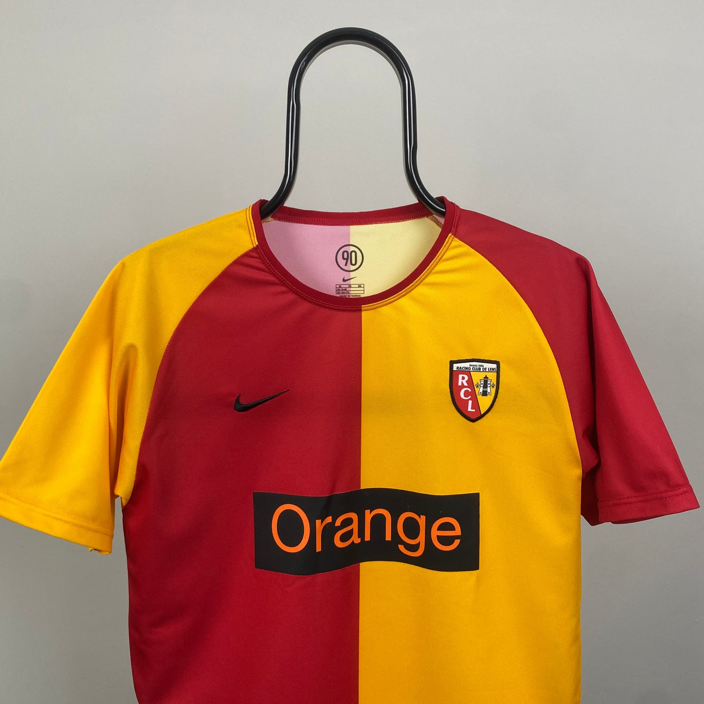 00s Nike RC Lens Football Shirt T-Shirt Red Small