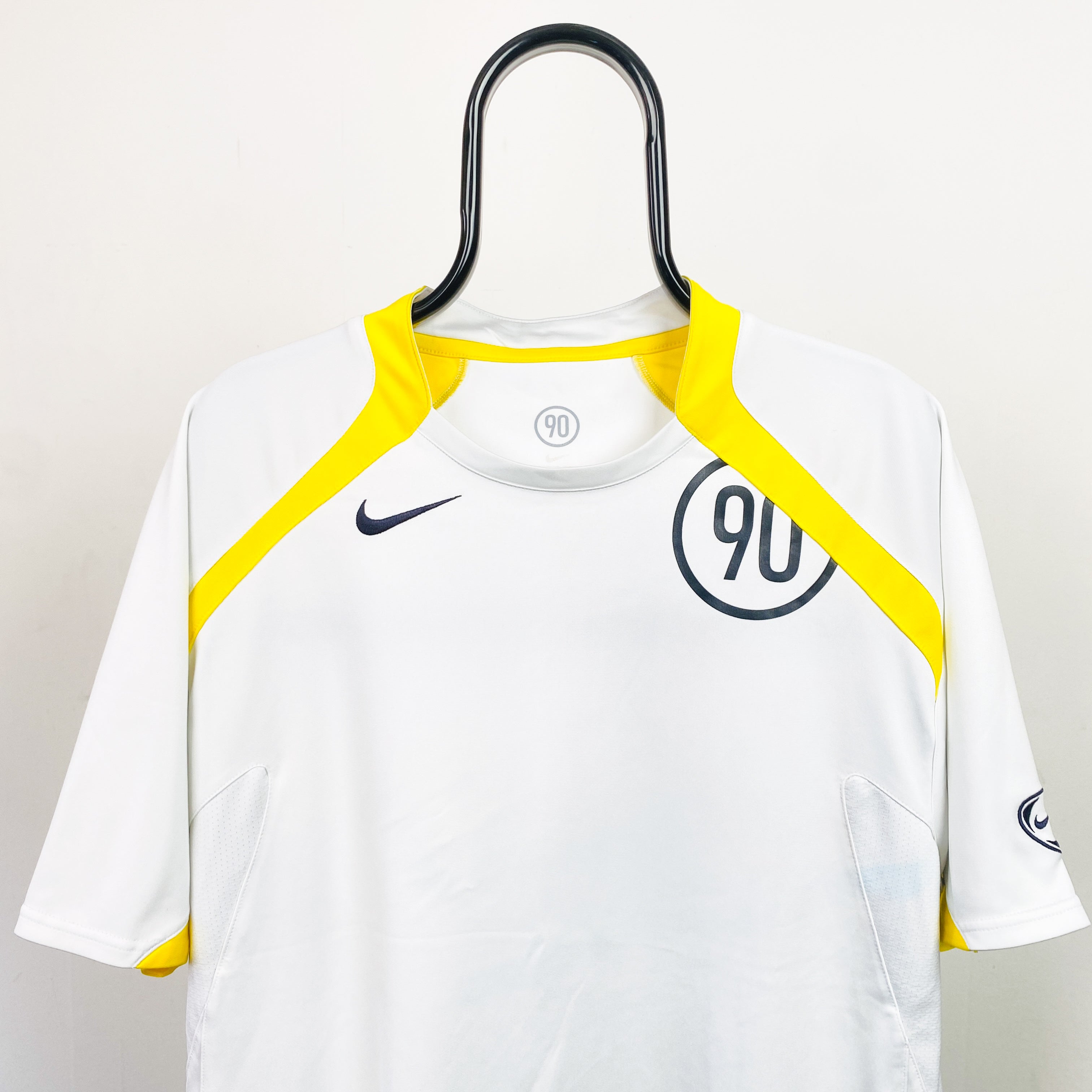 00s Nike T90 Football Shirt T Shirt White XL Clout Closet