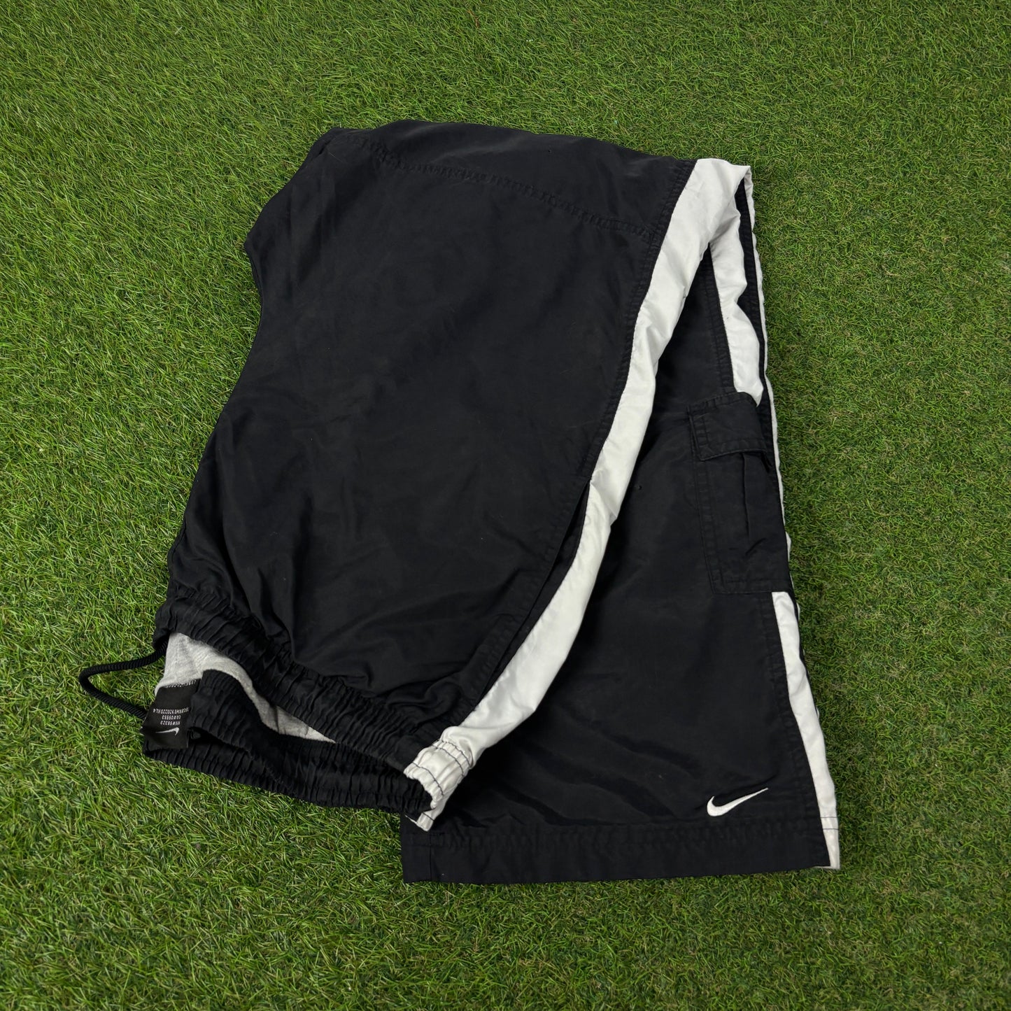 00s Nike Piping Joggers Black Large