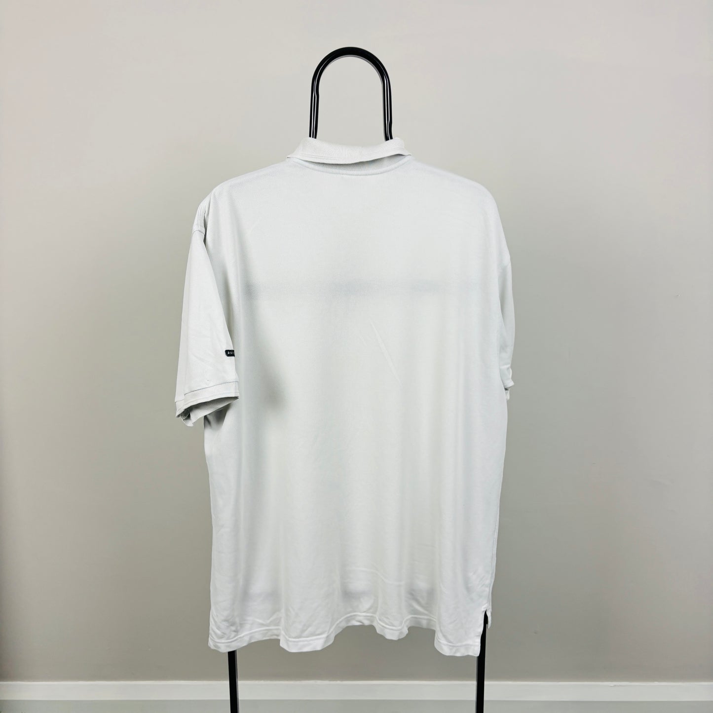 90s Nike Challenge Court Polo Shirt T-Shirt White Medium