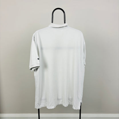 90s Nike Challenge Court Polo Shirt T-Shirt White Medium