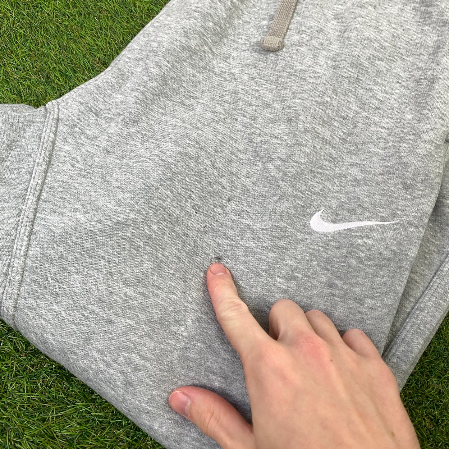 00s Nike Cotton Joggers Grey Large