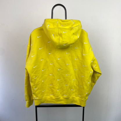 00s Nike NRG Swoosh Hoodie Yellow Medium