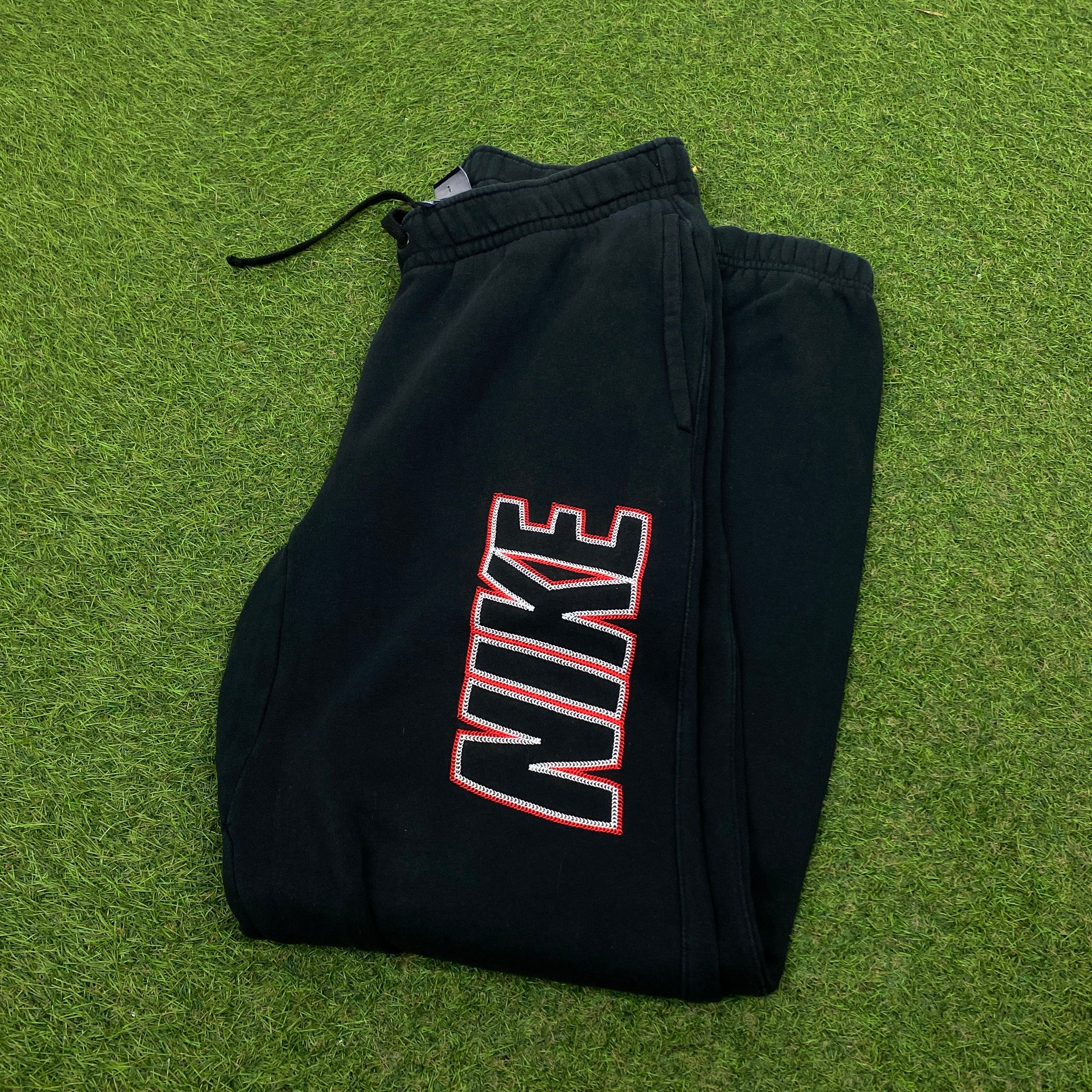 00s Nike Cotton Joggers Black Small Clout Closet