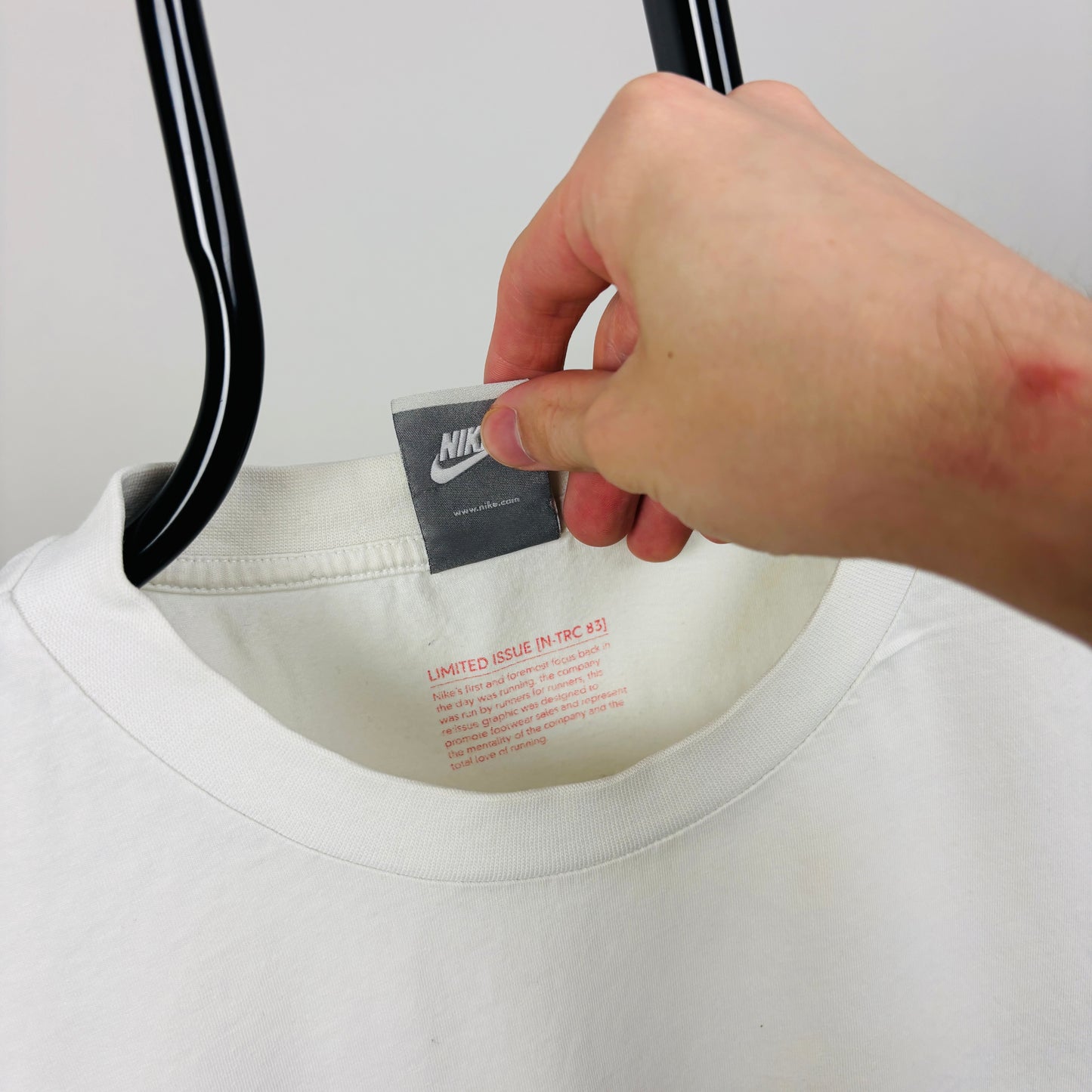 00s Nike Running Nut T-Shirt White Large