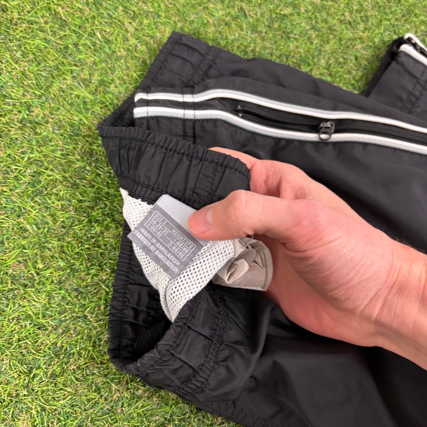 00s Nike Piping Tracksuit Jacket + Joggers Set Brown Large