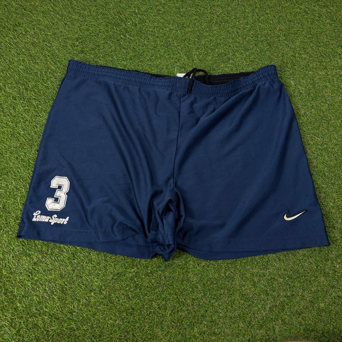 00s Nike Football Shorts Blue XXL