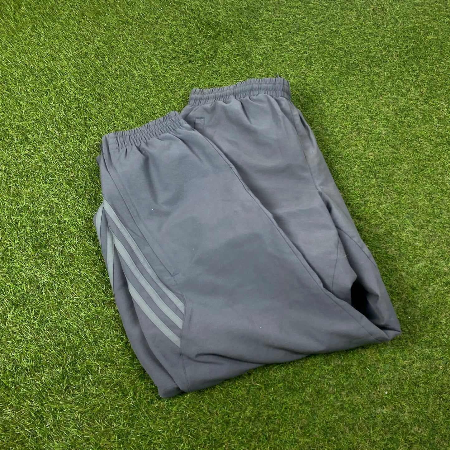 00s Adidas Piping Joggers Grey Small