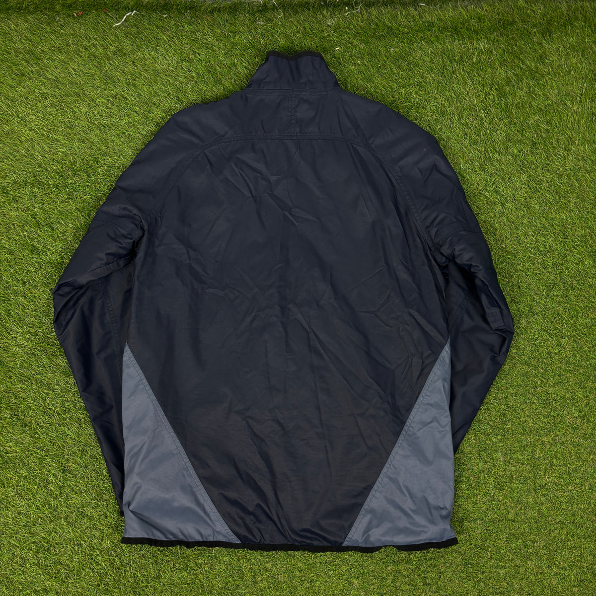 00s Nike Piping Tracksuit Jacket + Joggers Set Blue Large
