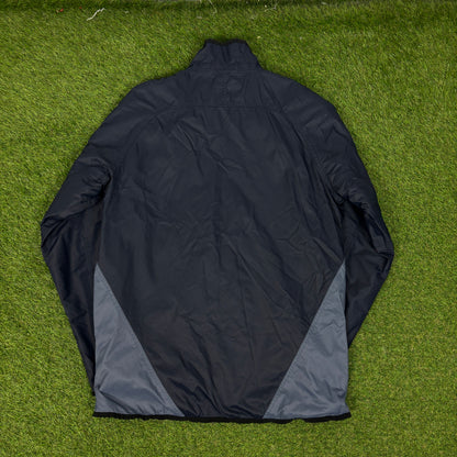 00s Nike Piping Tracksuit Jacket + Joggers Set Blue Large