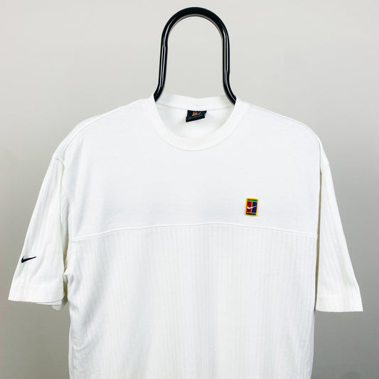 90s Nike Challenge Court T-Shirt White Medium