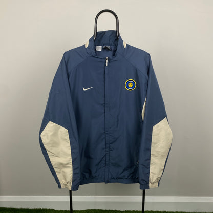 00s Nike Inter Milan Windbreaker Jacket Blue Largen