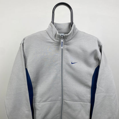 00s Nike Zip Sweatshirt Grey XS