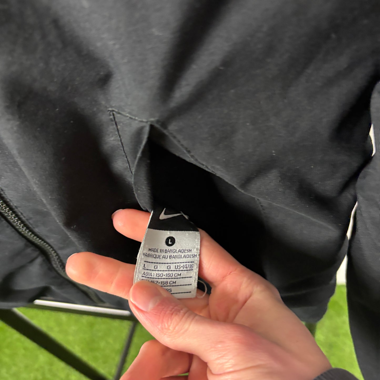 00s Nike Reversible Piping Jacket Black XS