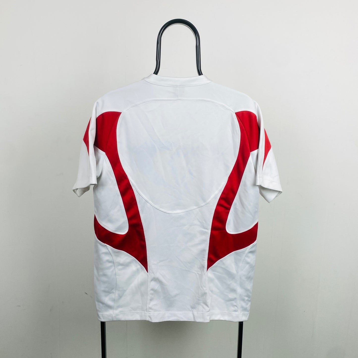 00s Nike England Rugby Shirt T-Shirt White Small