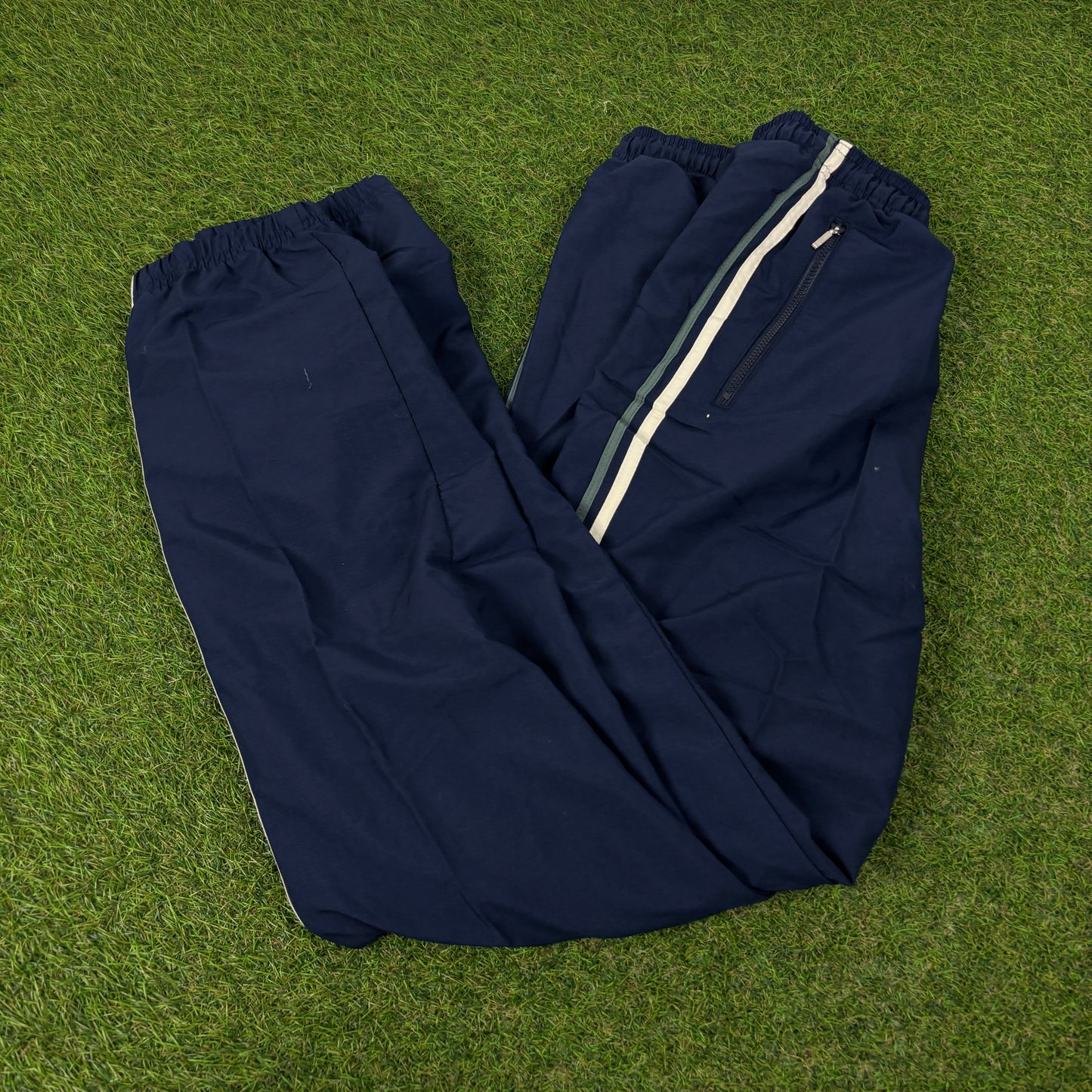 00s Nike Piping Joggers Blue Small