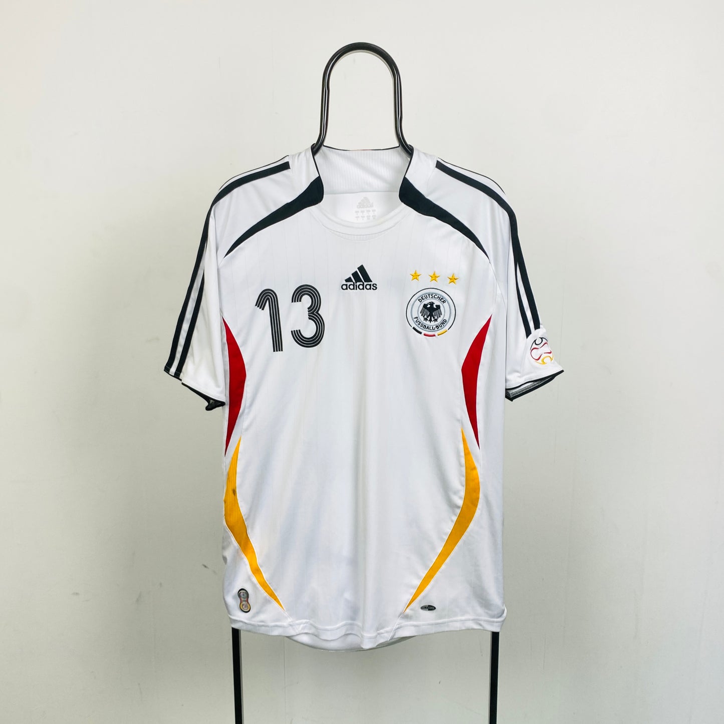 00s Adidas Germany Ballack Football Shirt T-Shirt White Large