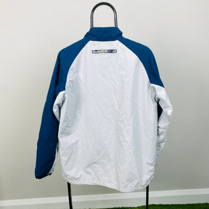 00s Nike Zip Pocket Windbreaker Jacket Blue Small