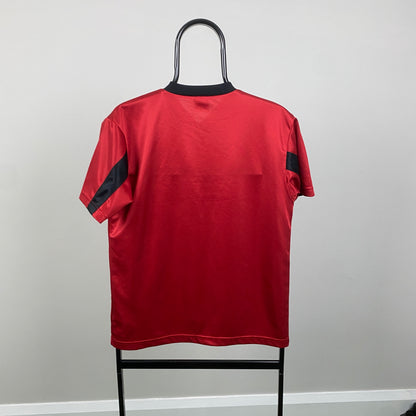 90s Nike Atletico Madrid Football Shirt T-Shirt Red XS