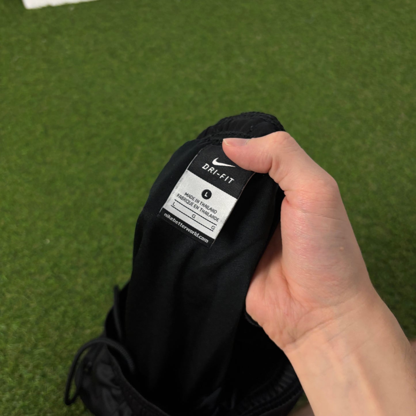00s Nike Football Shorts Black Large
