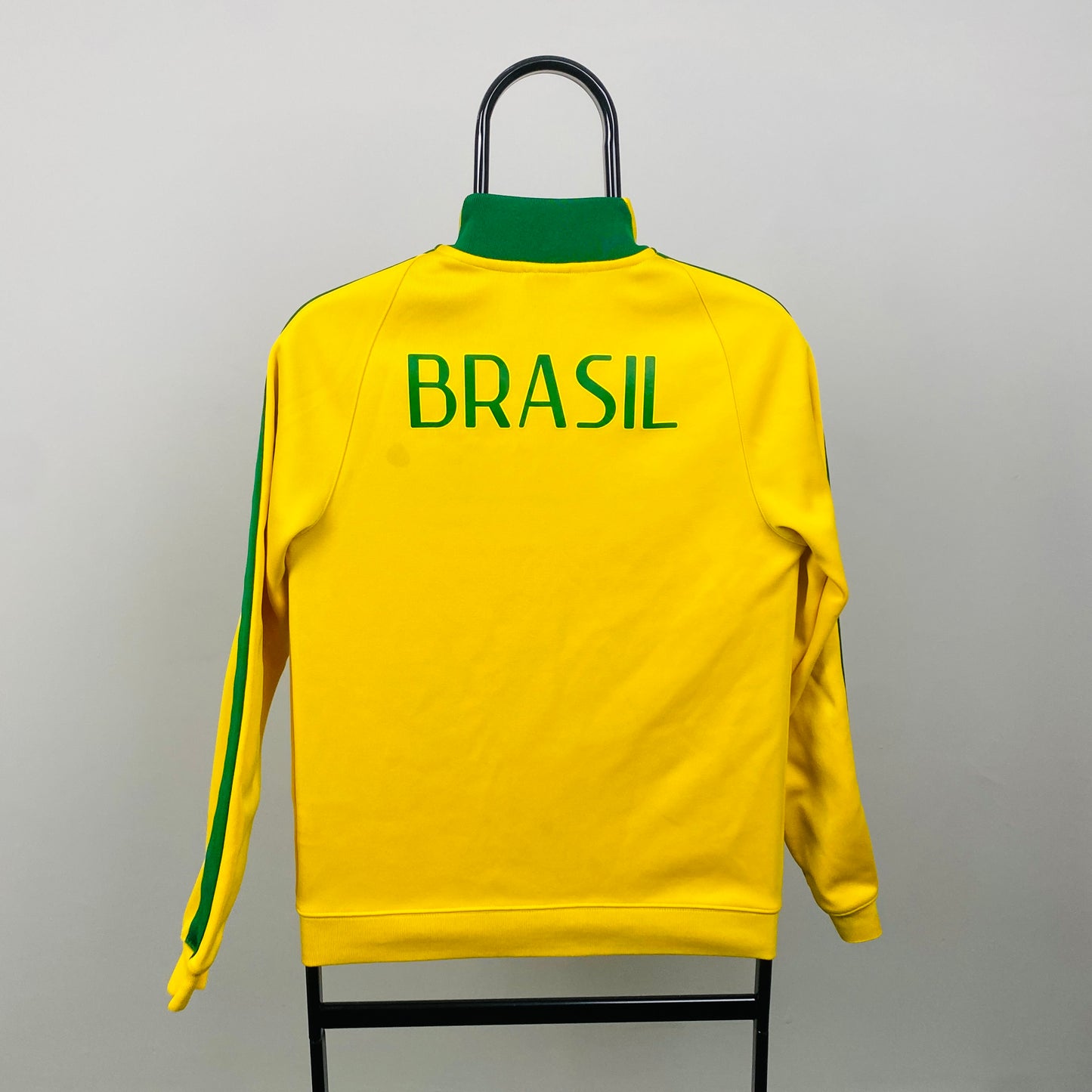00s Nike Brazil Track Jacket Yellow Medium