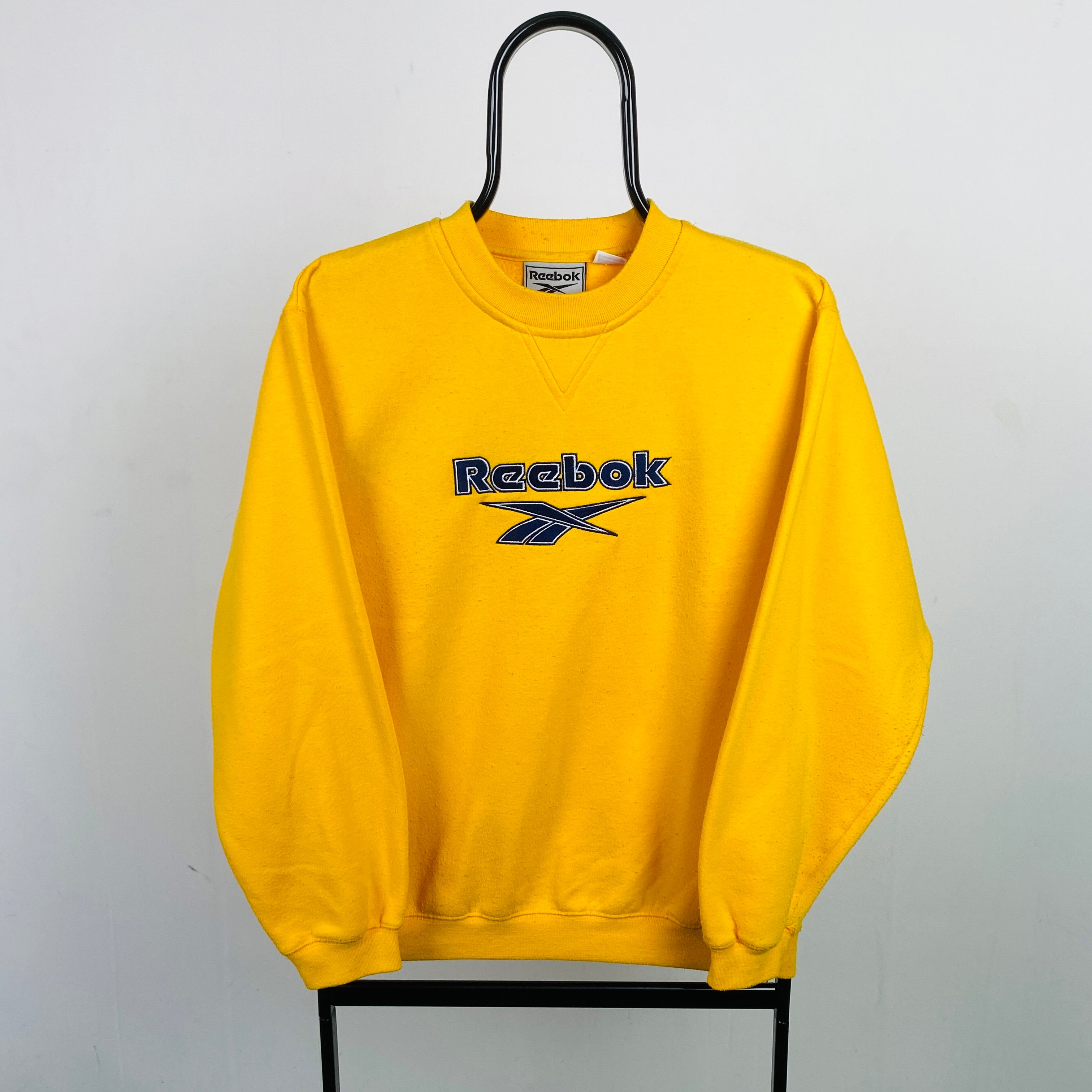 Retro Reebok Sweatshirt Yellow XS