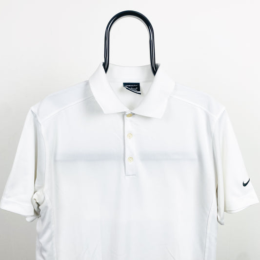 00s Nike Golf Polo Shirt T-Shirt White Medium