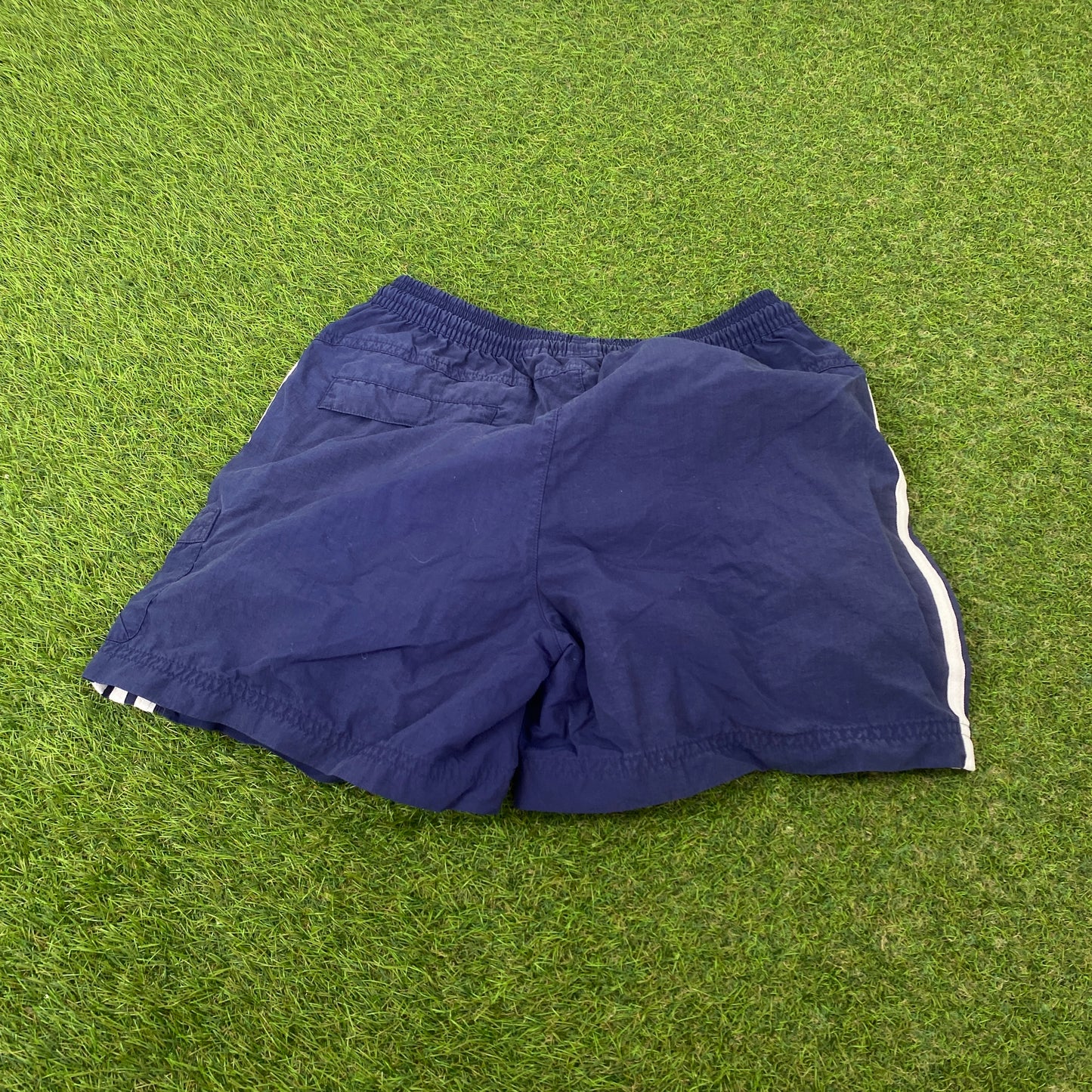 00s Adidas Swim Shorts Blue Small
