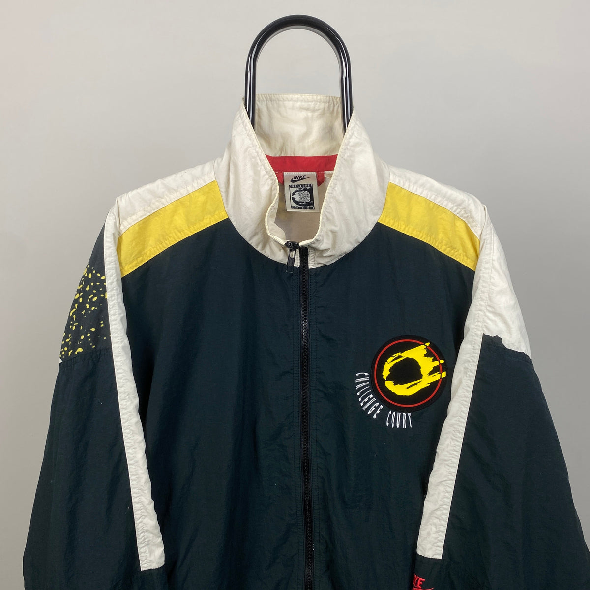 90s Nike Windbreaker Jacket Black Large