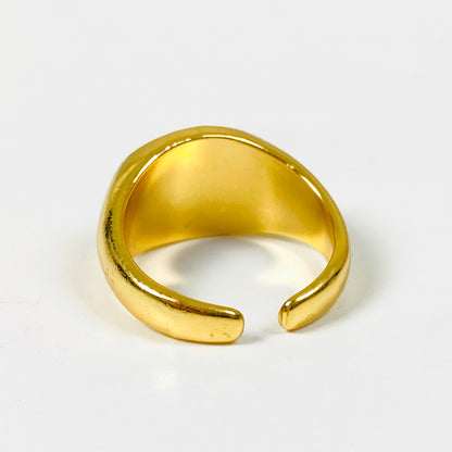 Spiral Star Ring Gold