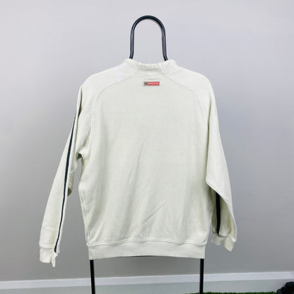 00s Nike Ribbed Sweatshirt Brown Medium