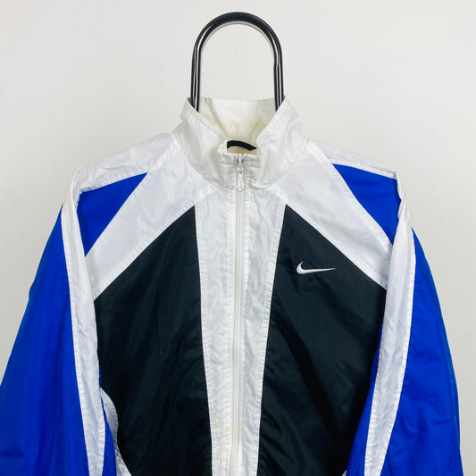 90s Nike Windbreaker Jacket Black Medium