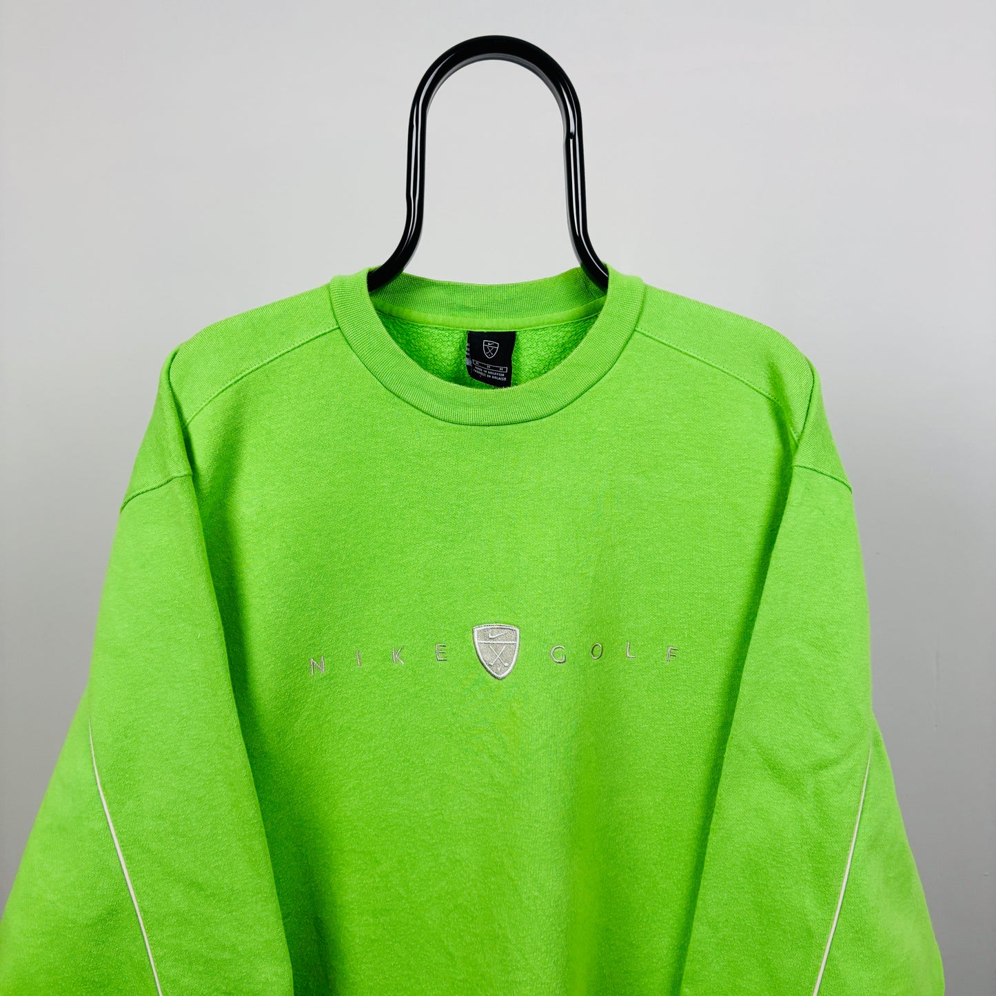 00s Nike Golf Sweatshirt Green Medium