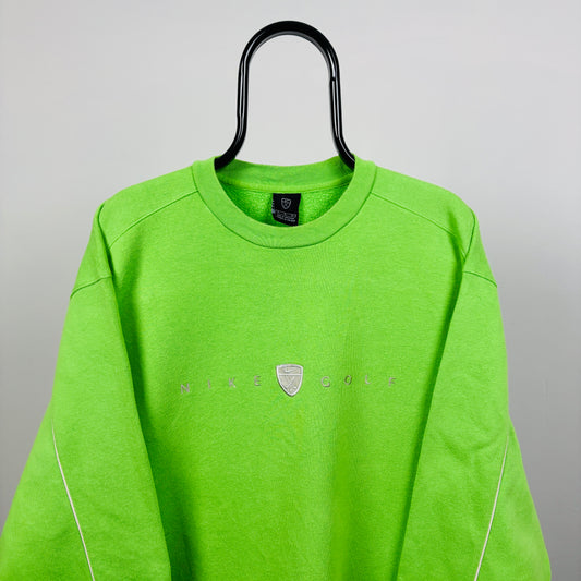 00s Nike Golf Sweatshirt Green Medium