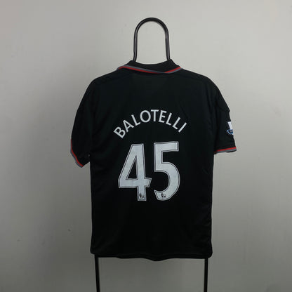 Retro New Balance Liverpool Balotelli T-Shirt Black Medium