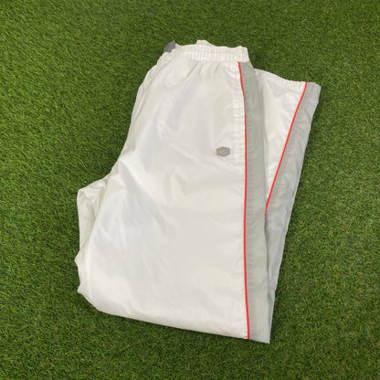 90s Nike Hex Joggers White Large