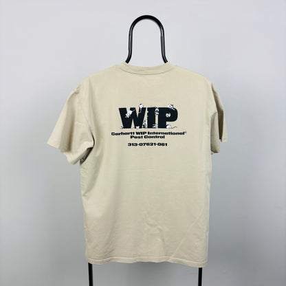 00s Carhartt Pest Control T-Shirt Brown Medium