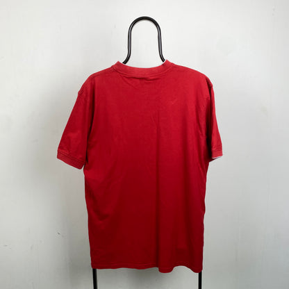 00s Nike Centre Swoosh T-Shirt Red XL