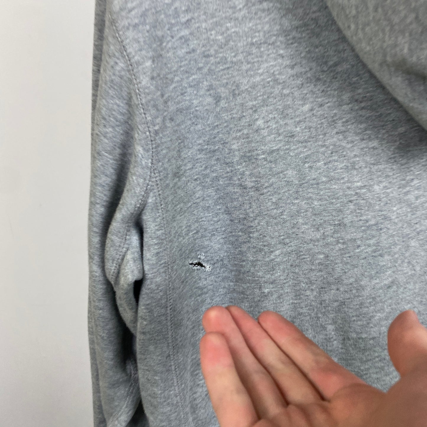 00s Nike Zip Hoodie Grey Medium