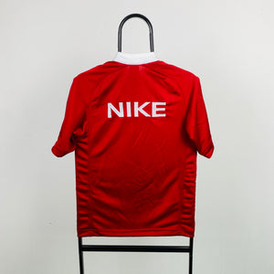 90s Nike Nylon Basketball T-Shirt Red Small